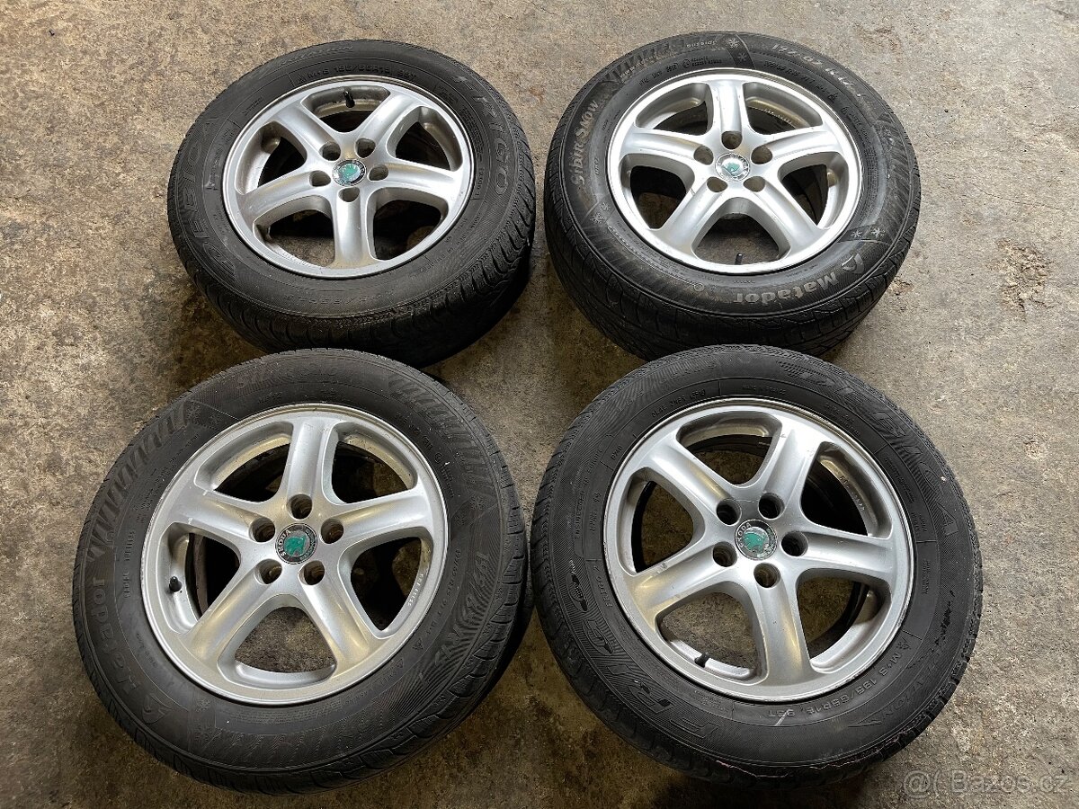 Prodám originální Alu kola Škoda