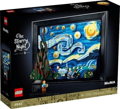 LEGO Ideas 21333 Vincent van Gogh – Hvězdná noc