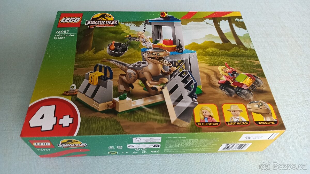 LEGO 76957 Jurassic World Útěk velociraptora