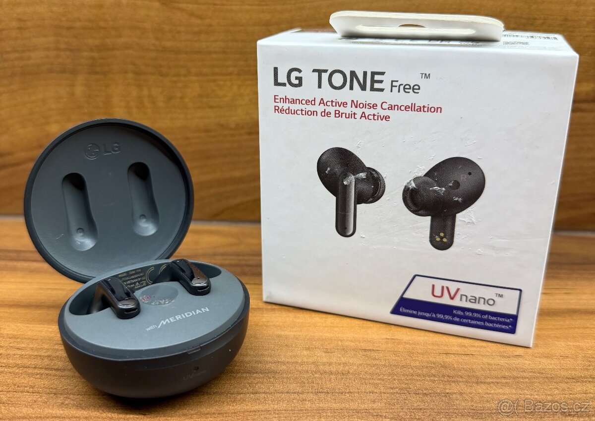 LG Tone Free FP8 – černá, perfektní stav
