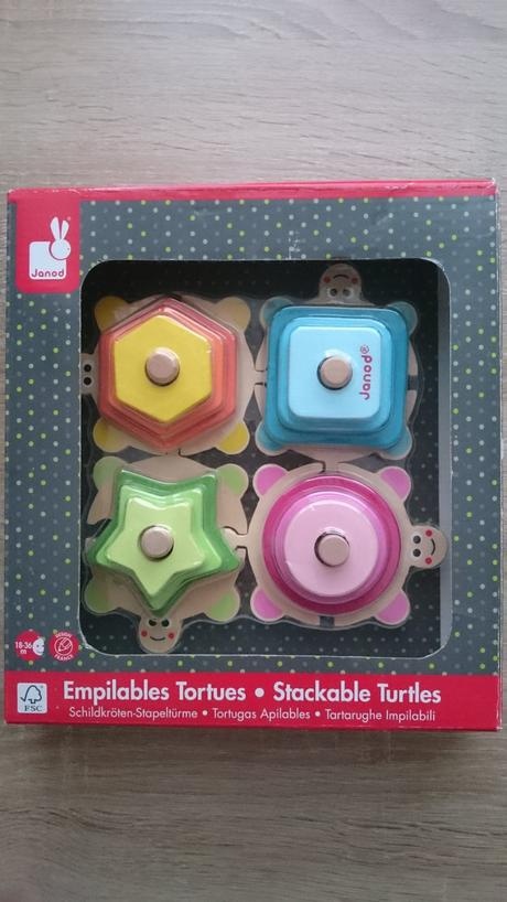 Janod skládačka a vkládačka želvy
