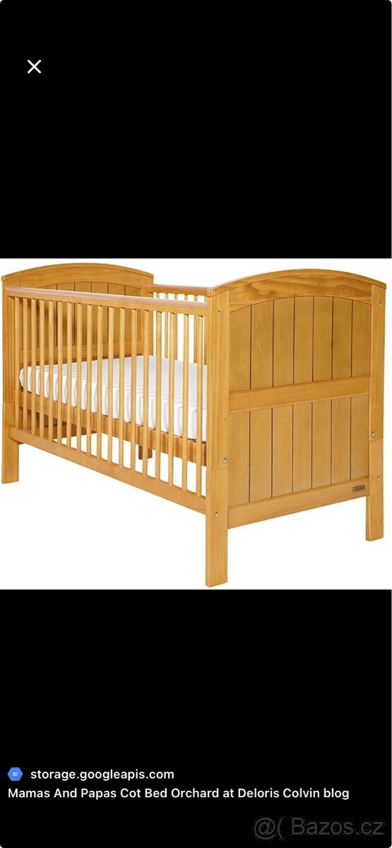 Masivní postýlka Mamas&Papas