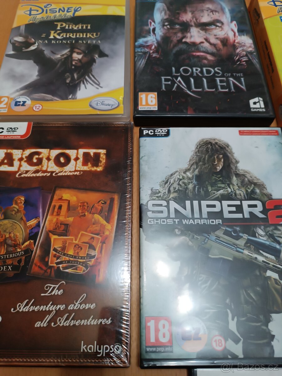 Originál PC hry, perfektní stav 12 ks