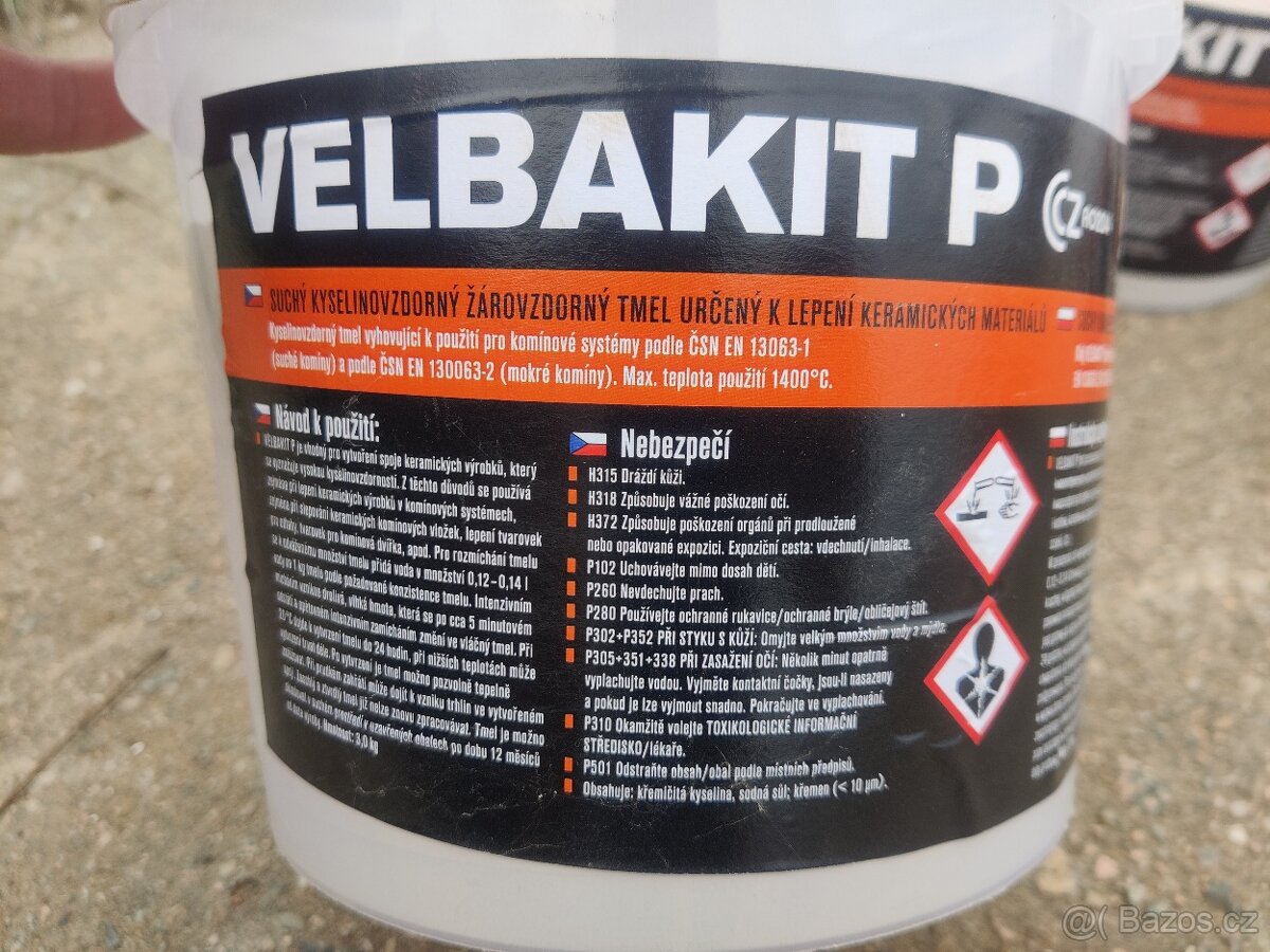 VELBAKIT P Tmel pro komínové vložky