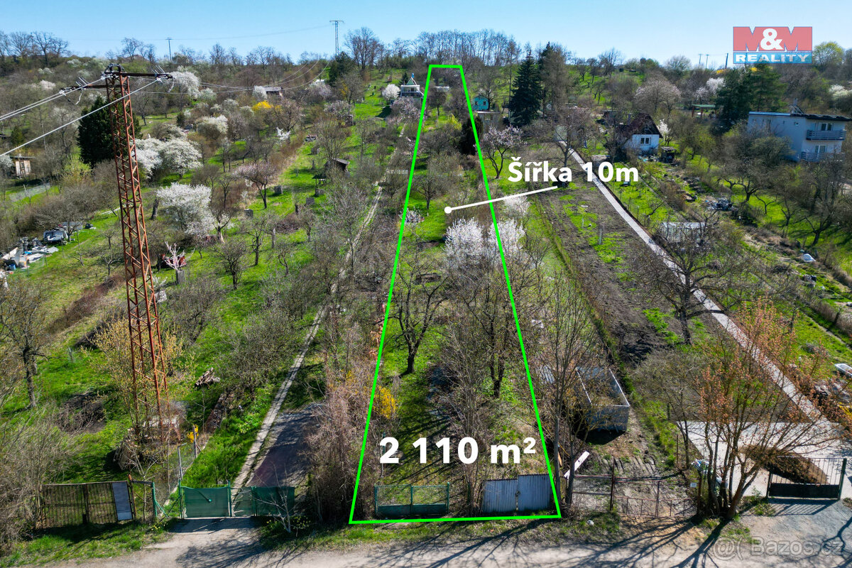 Prodej chaty se zahradou, 2110 m², Brno