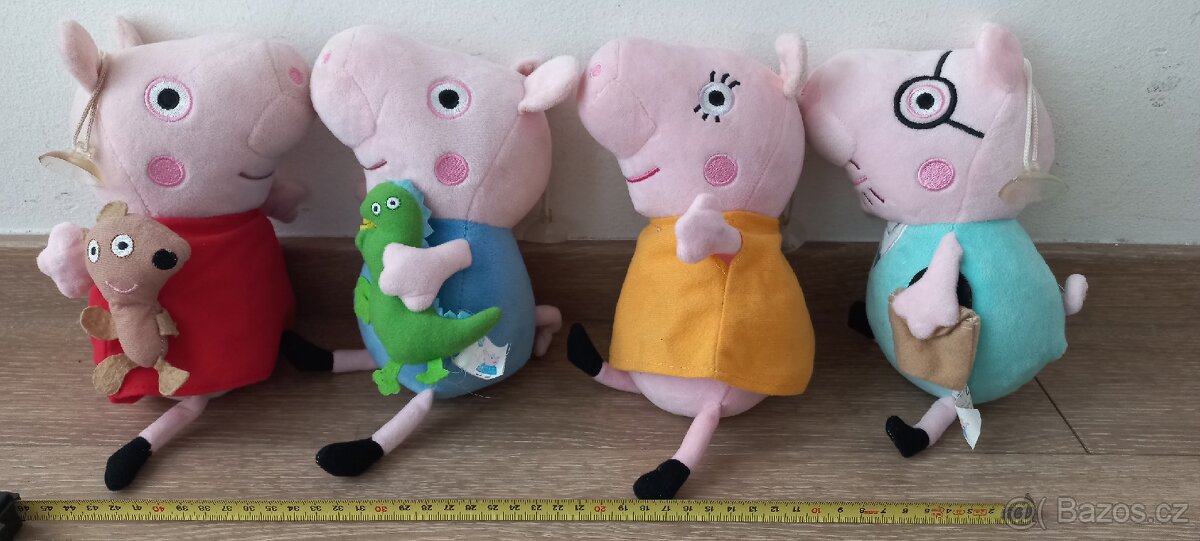 Prasatko Peppa a jeji rodina -plysaci