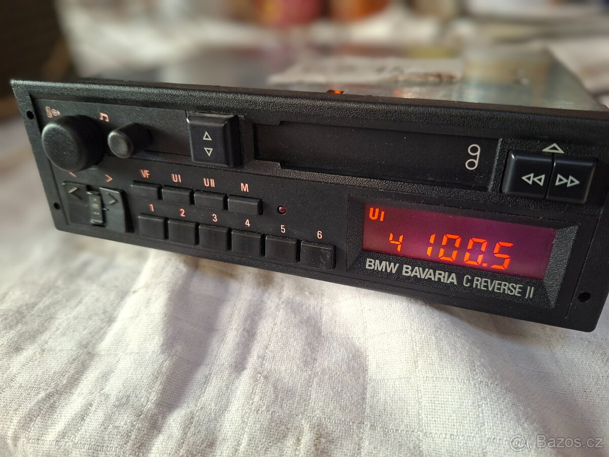 Orig. Autorádio BMW Bavaria C Reverse II - E30/E34/E32/E28