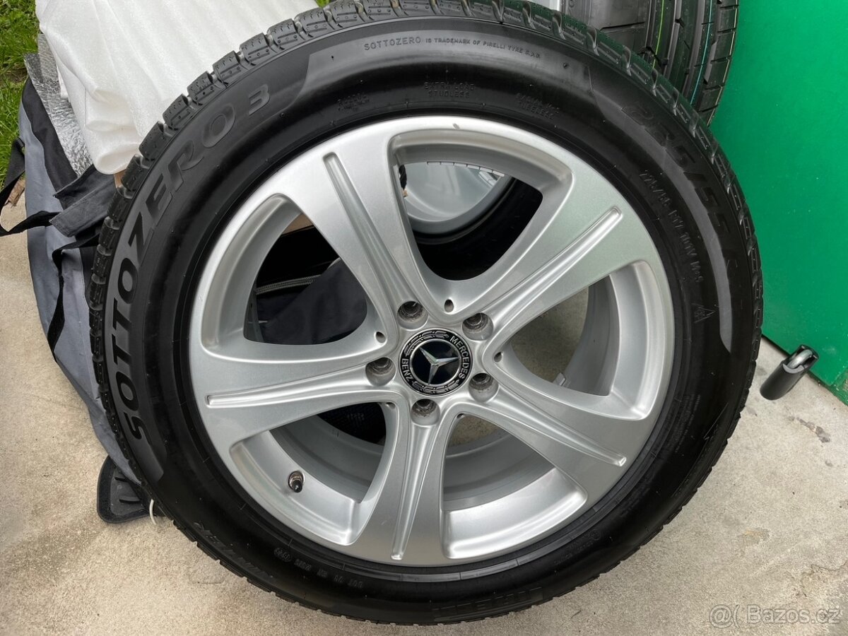 MERCEDES třídy E, W213 zimní set alu kol 17" originál