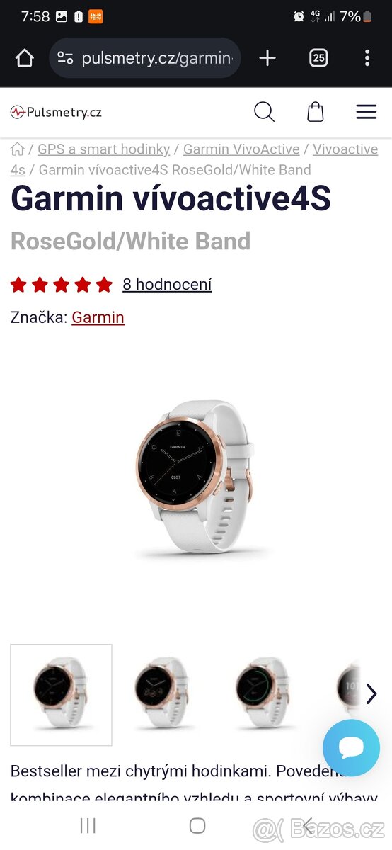 Vivoactive hodinky