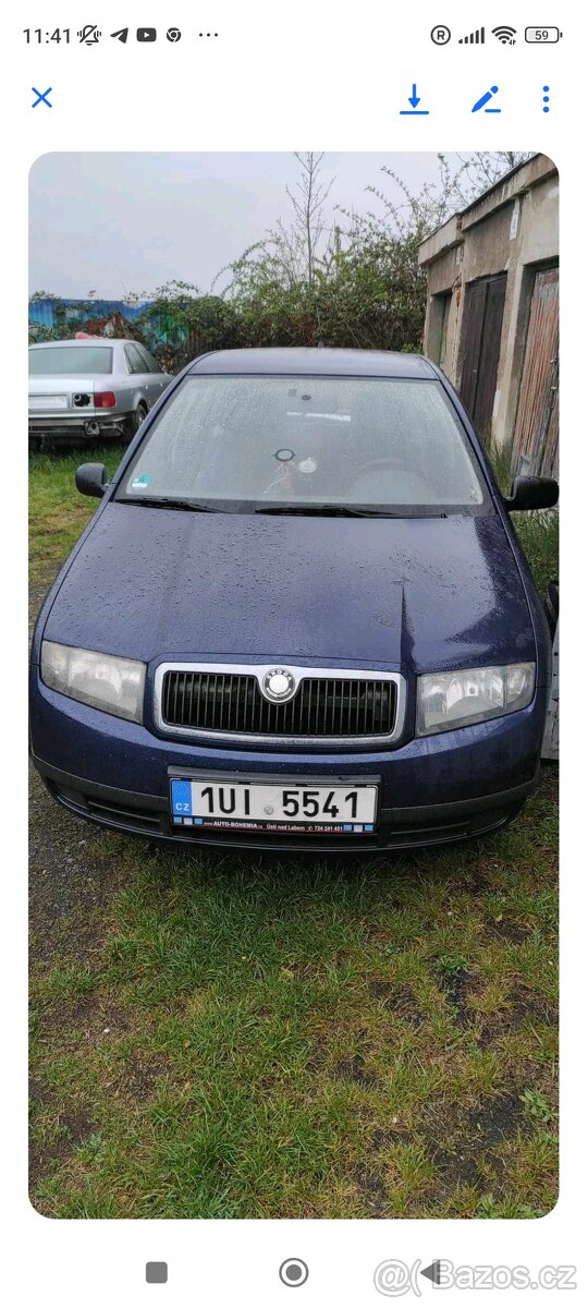 Prodám nebo vyměním Fabia 1 1.4 MPI 55 kw
