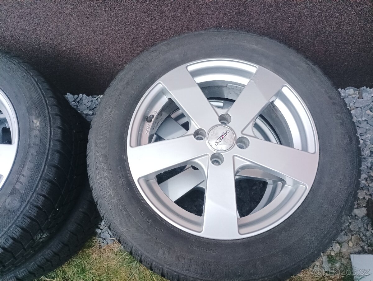 ALU kola 4x100 205/60/16 Barum zimní