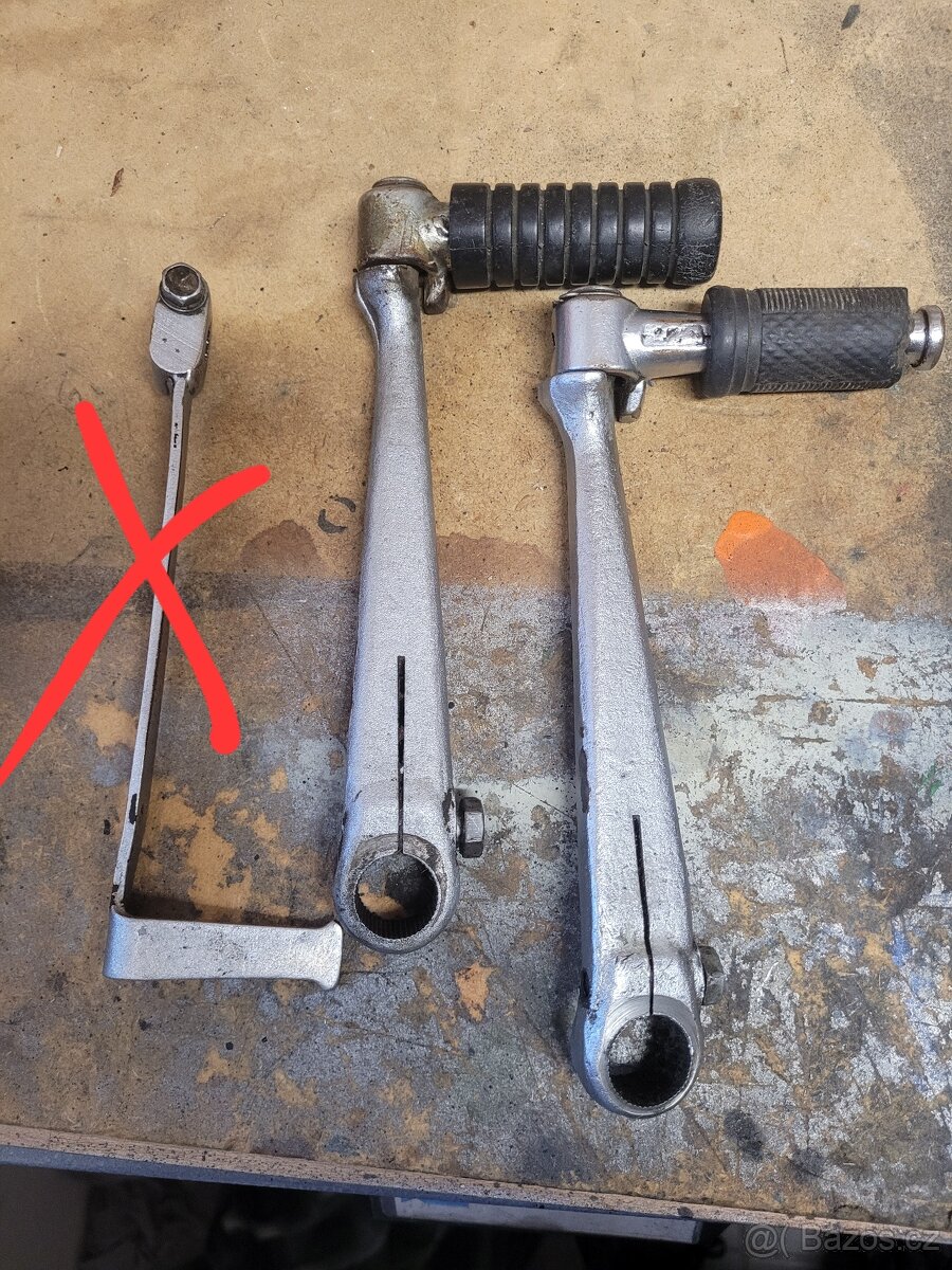 Mz etz 125,150  řidička, startovací páka