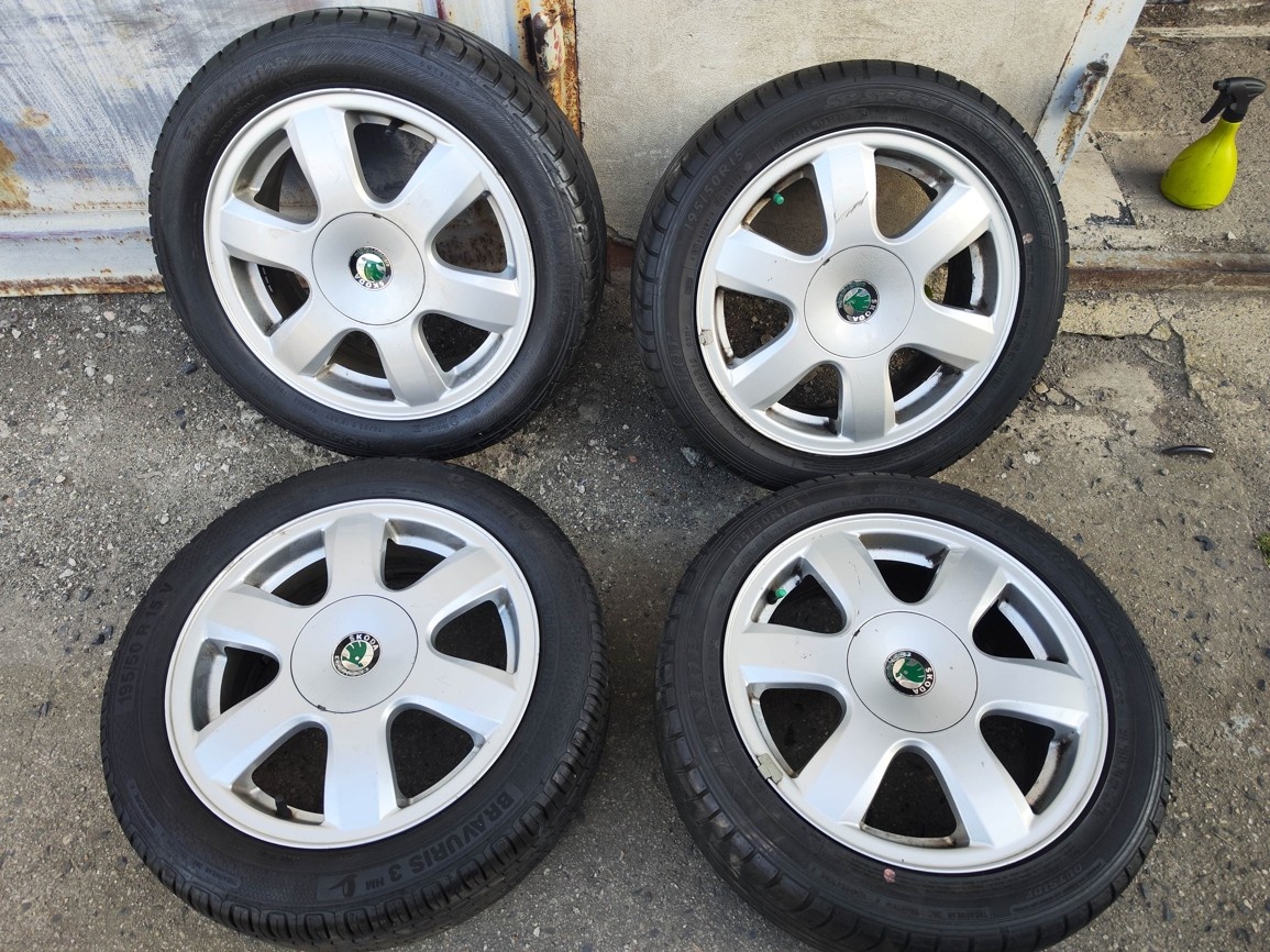 15"alu sada 5x100 origo Škoda Fabia Roomster Ibiza Polo