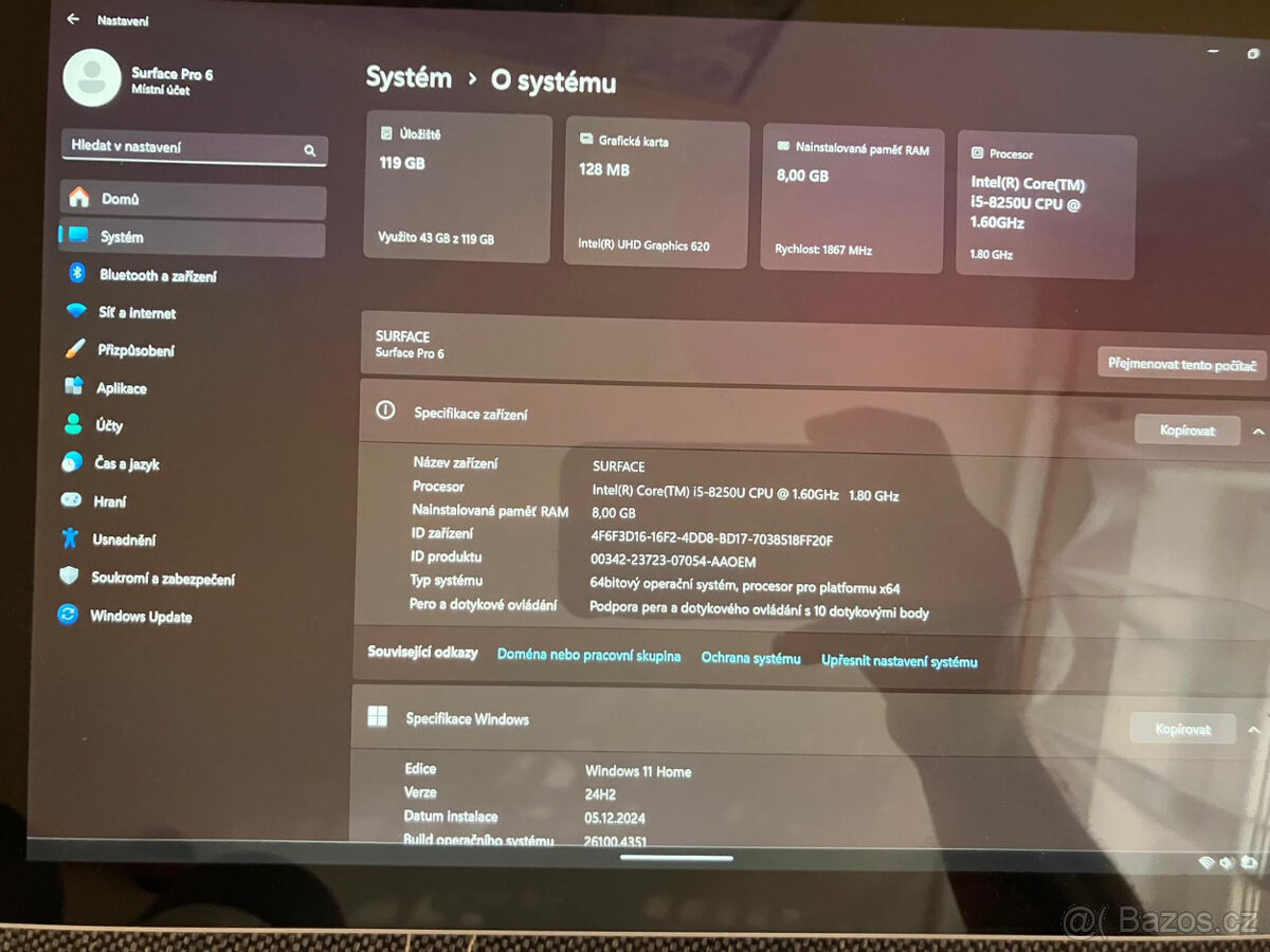 Tablet Microsoft Surface Pro 6