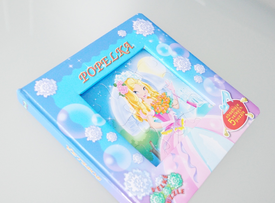 Krásná knížka s puzzle - Popelka