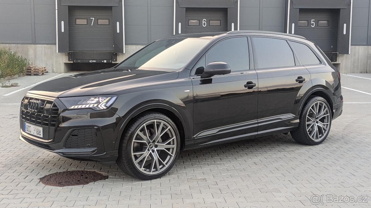 Audi Q7, 50 TDI, Black line, top stav, odpočet DPH