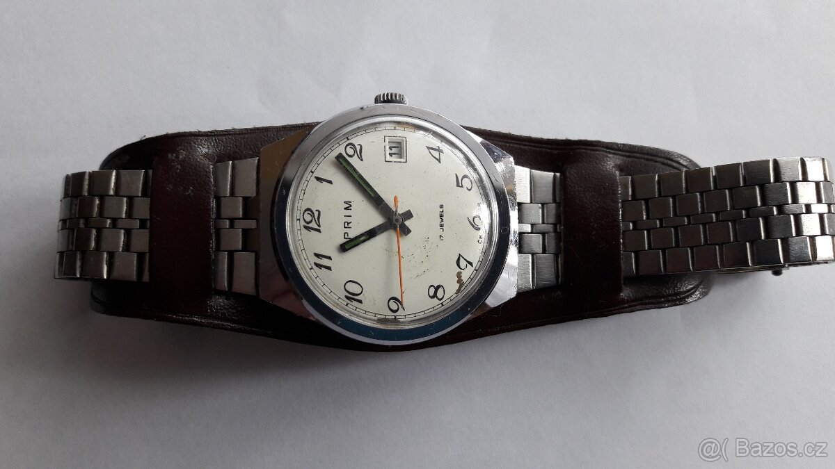 pánské hodinky Prim 68, datum,
