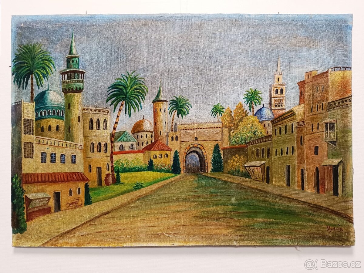 Obraz Josef Vydra, Orient olej na plátně 40x60