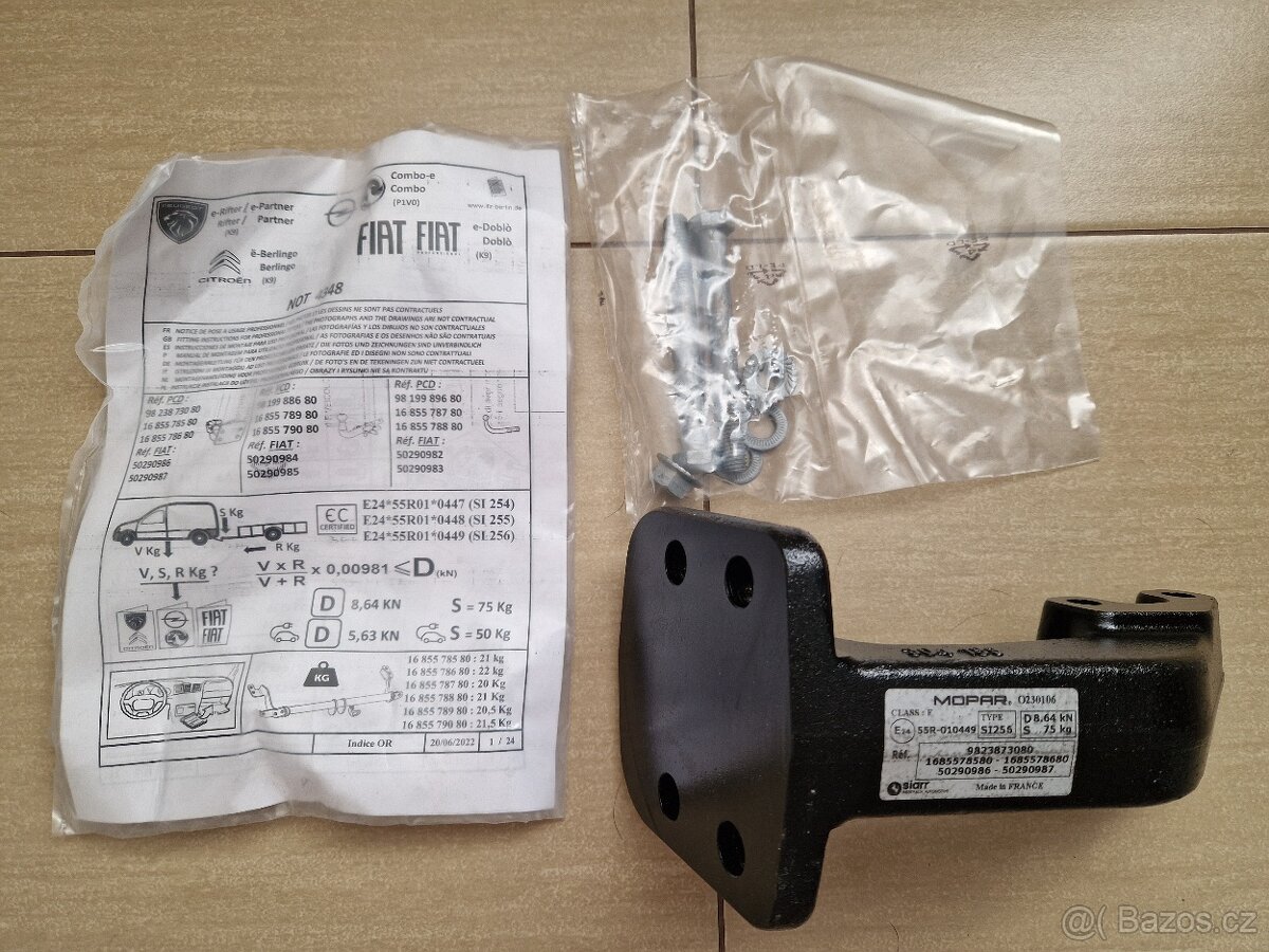 Kulové tažné zařízení Opel/Peugeot/Citroen/Toyota