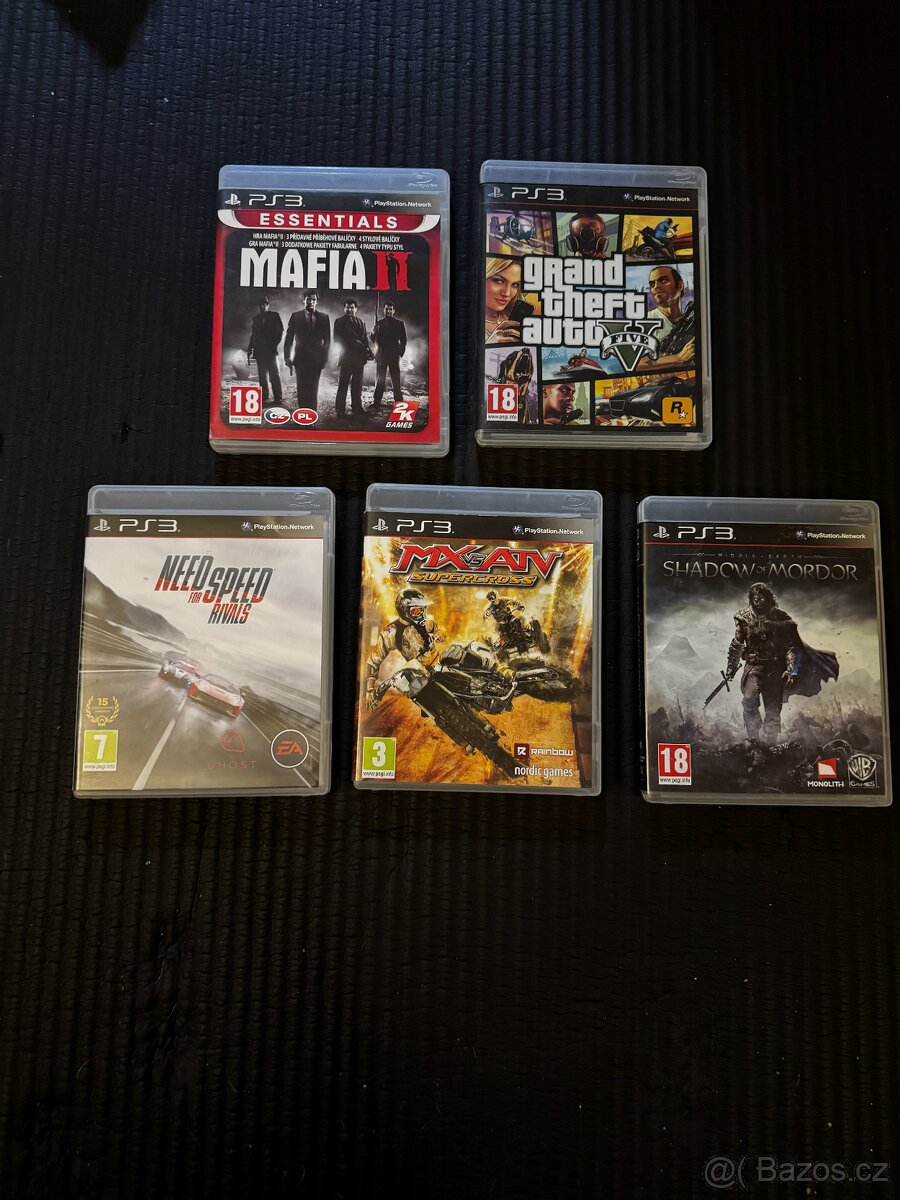 PS3 HRY (MAFIA 2, GTA V a DALŠÍ.)