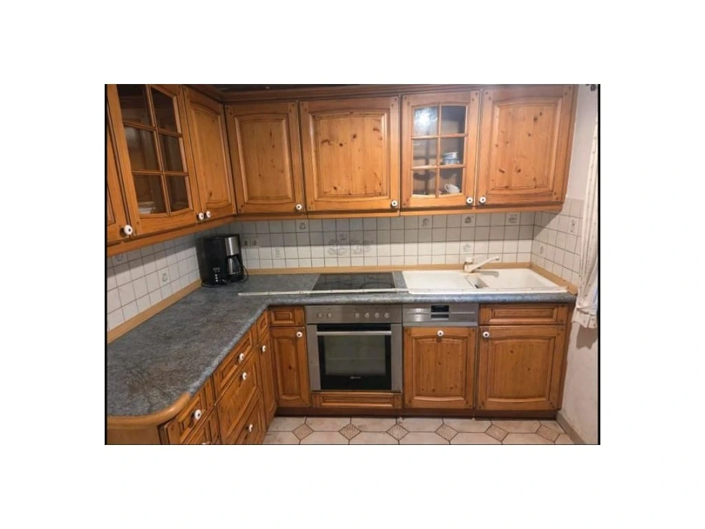 Rustikální kuchyňská linka do L-ka se spotřebiči,5408