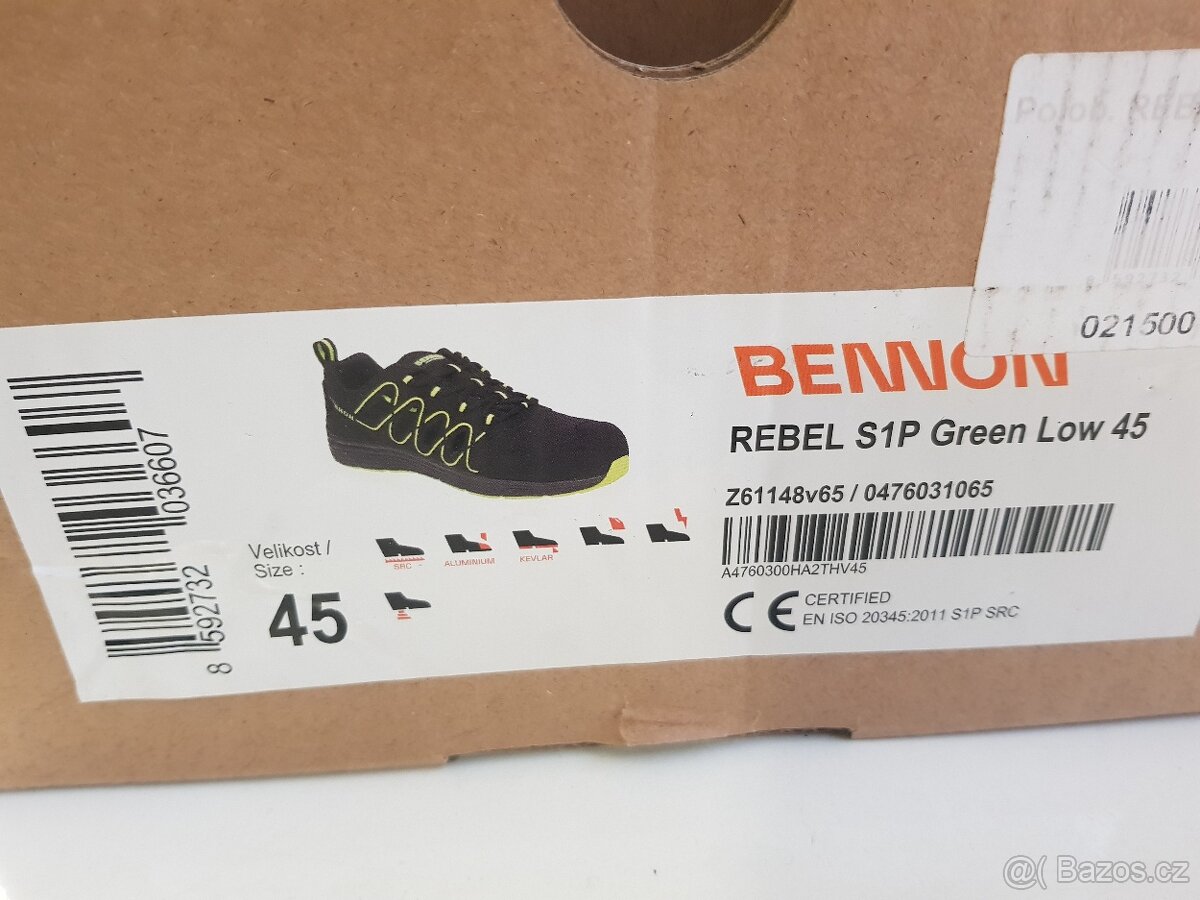 Pracovní boty Bennon-více druhů