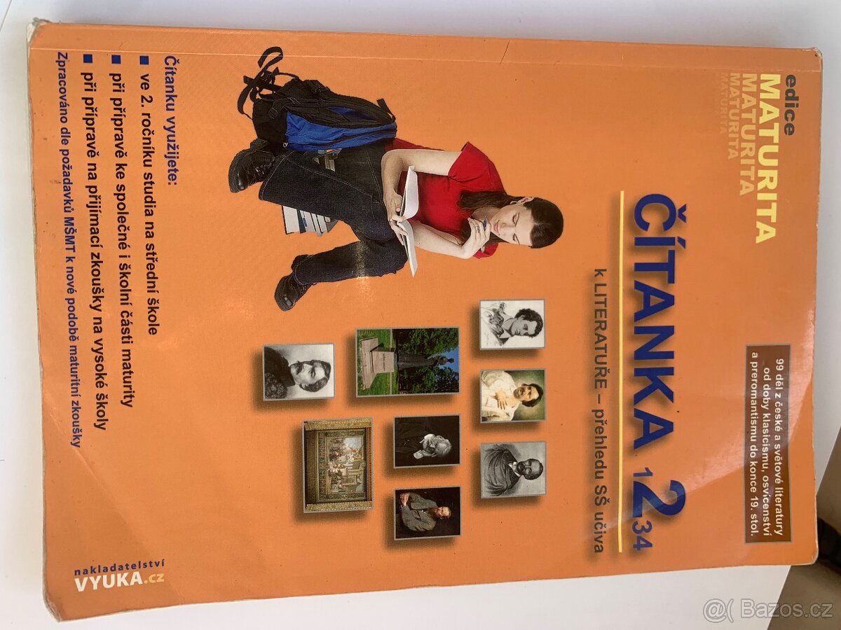 Učebice - literatura, čítanka 2, sbírka do M., dějiny