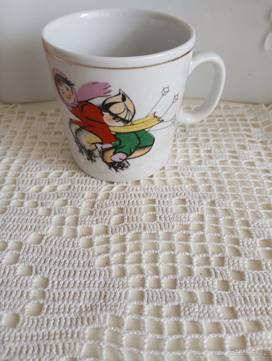 Retro dětský hrnek