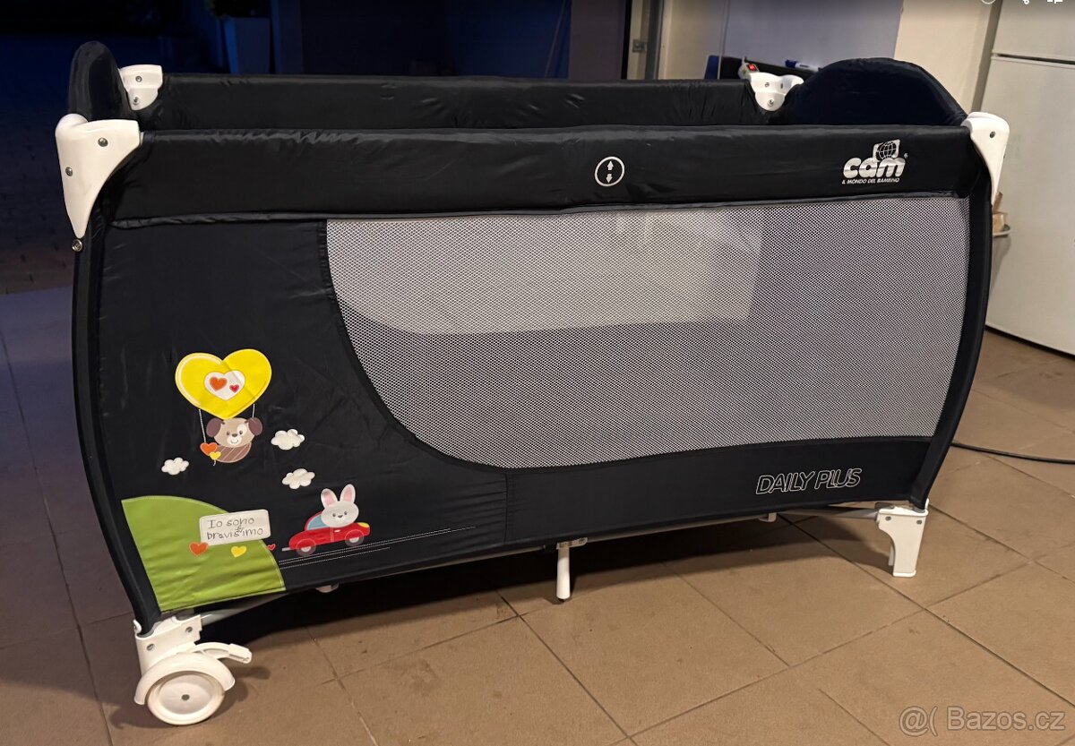 Cestovní postýlka CAM Daily Plus + příslušenství
