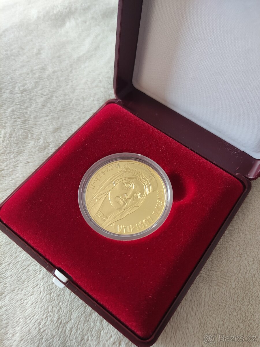 Zlatá mince ČNB Kněžna Ludmila Proof