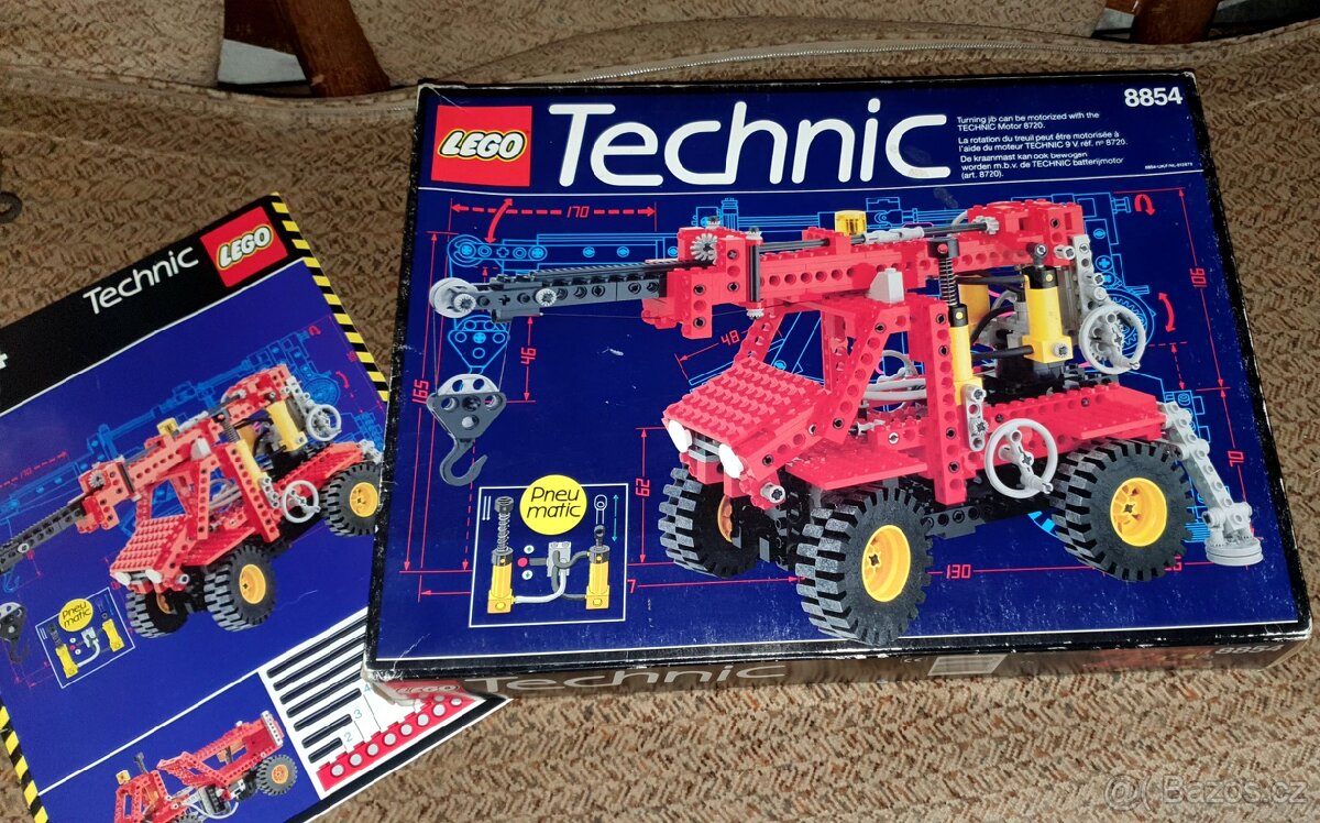 Lego technic 8854 s krabicí podobný 8868 a 8862