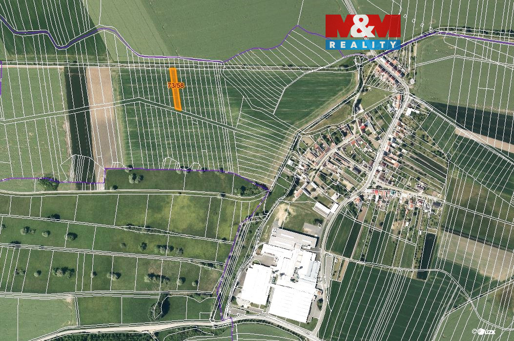 Prodej pole, 1917 m², Popůvky u Kojetína