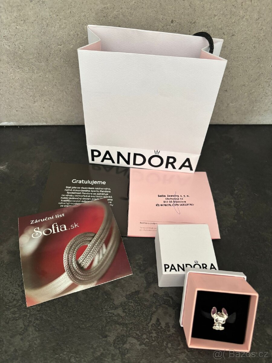 Prodám přívěsek Pandora Stitch