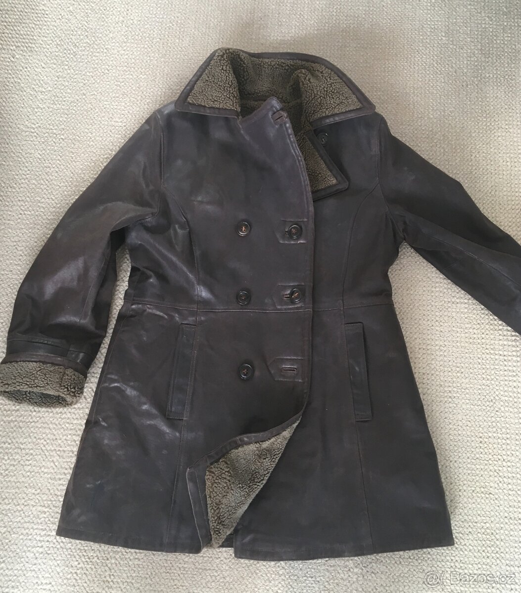 Dámský kožený kabát vel.L