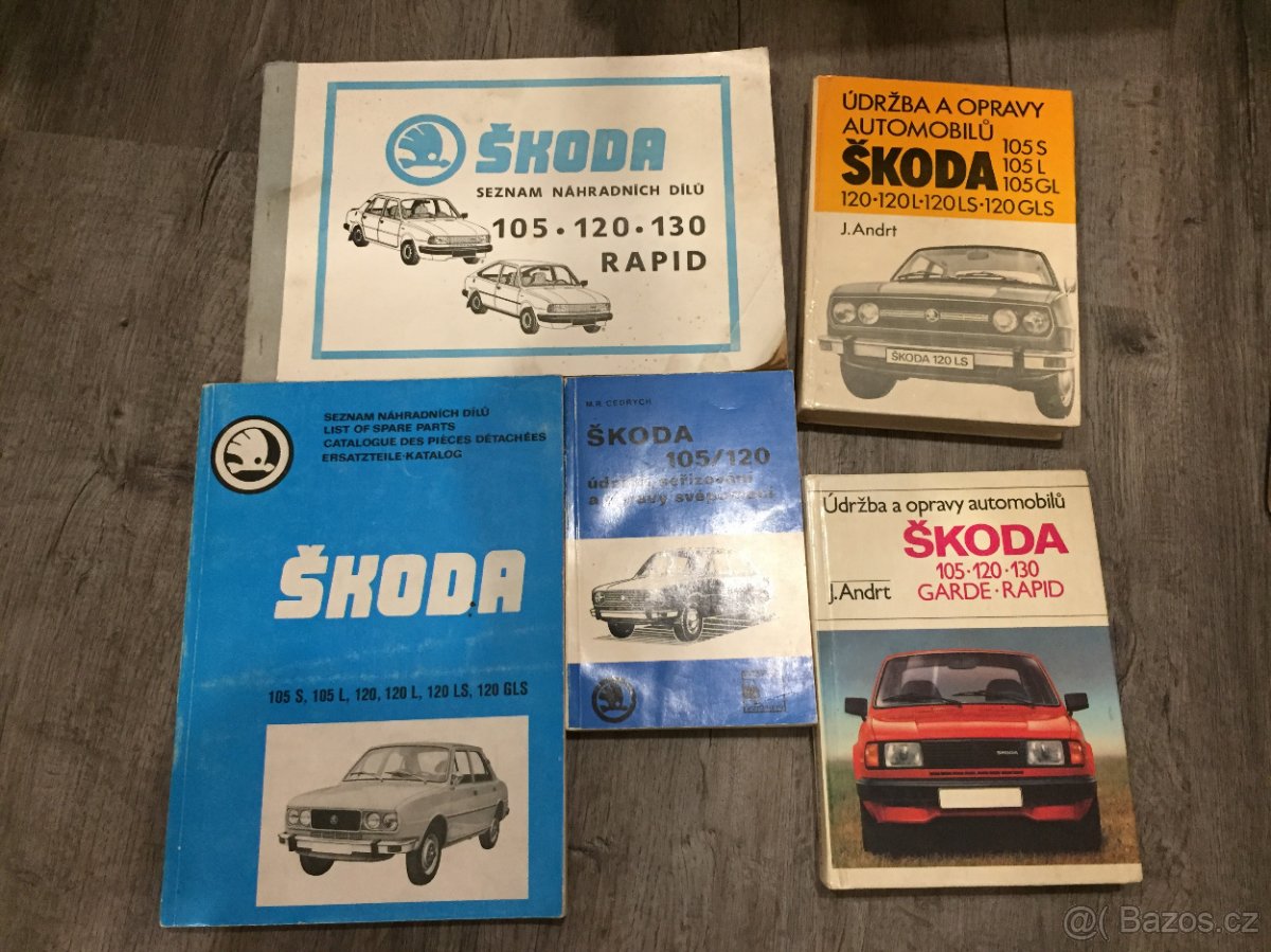 Katalogy ND a opravy a údržba Škoda 105/120