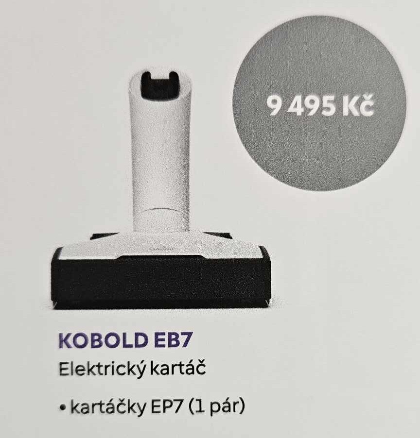 Vorwerk Kobold EB7 - elektrický kartáč - nový
