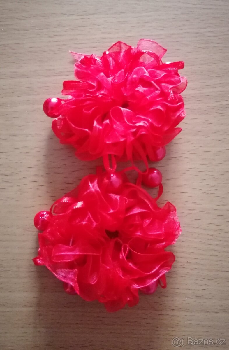 Nové gumičky do vlasů s korálky