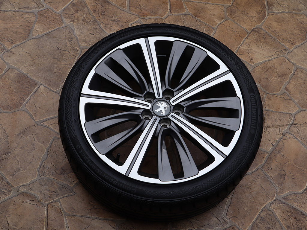 19" Alu kola 5x108 PEUGEOT 508 SW LETNÍ LEŠTĚNÉ