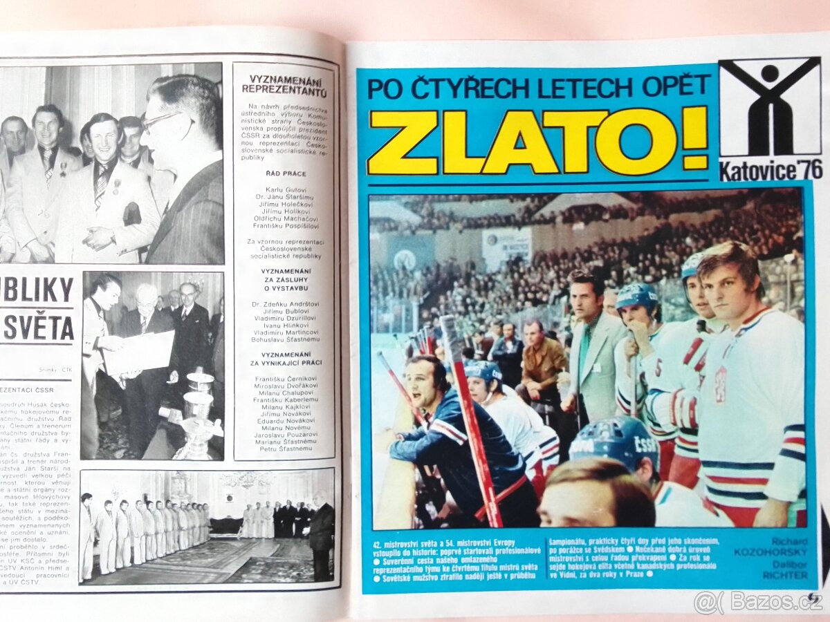 RETRO časopis Stadion 1976