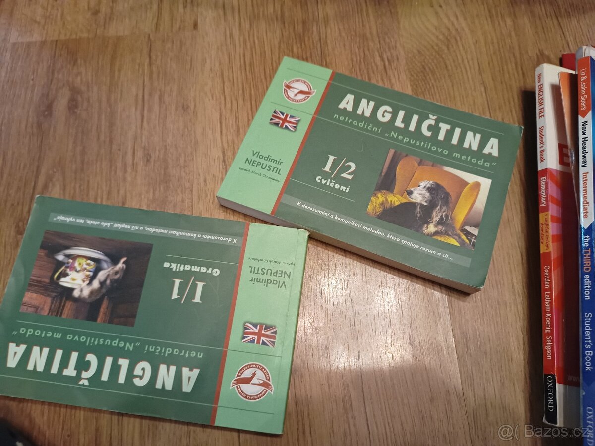 Prodam ucebnice anglictina 9 kusu plus 2 CD a 2 slovníky