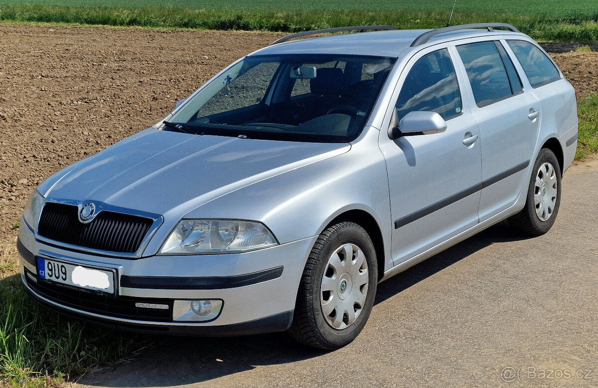 Škoda Octavia II kombi, rok 2008, vadný motor 1,9 TDI 77 kW