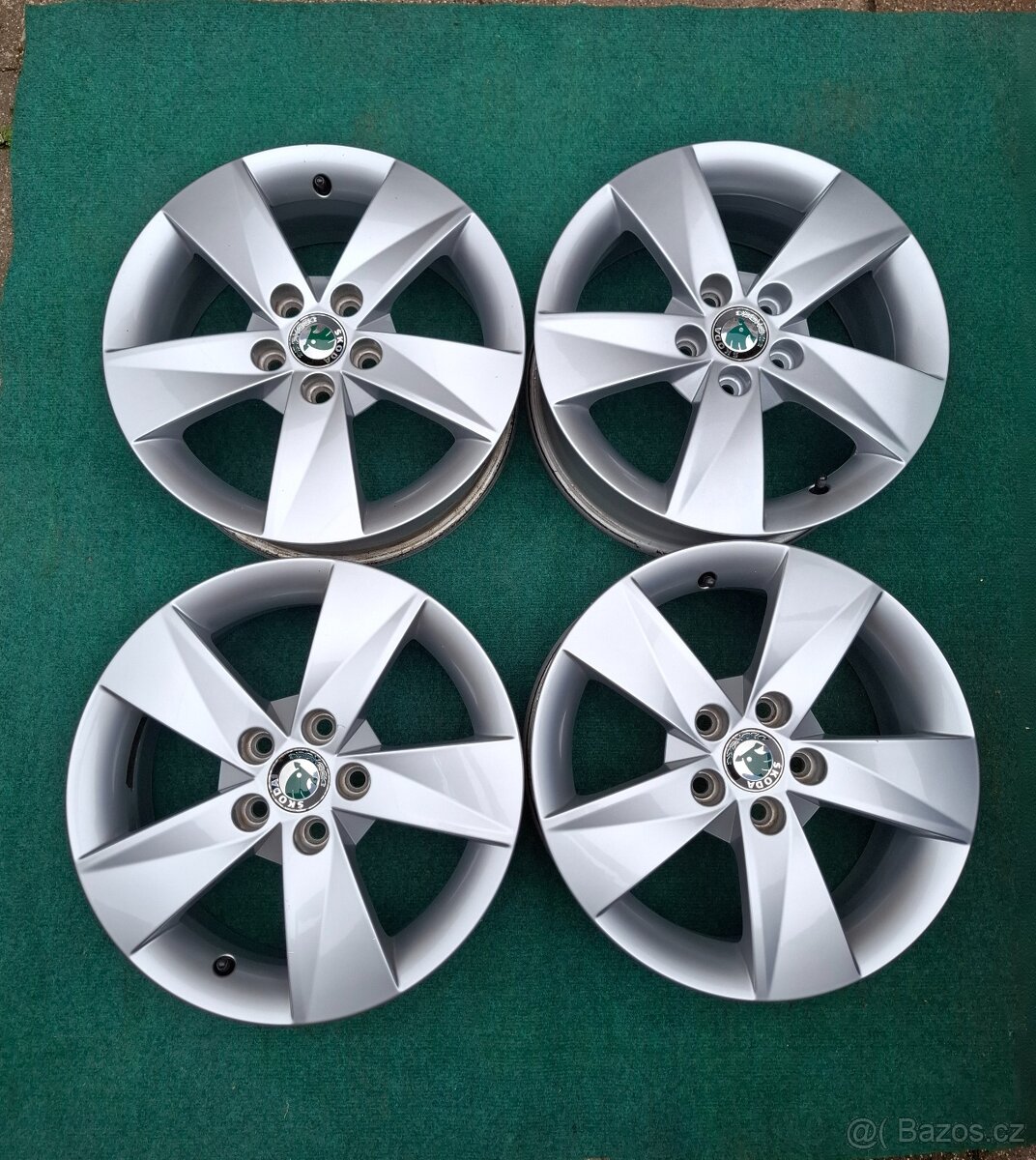 ALU KOLA ŠKODA FABIA II. /III.-- RAPID--ROOMSTER -- 15"