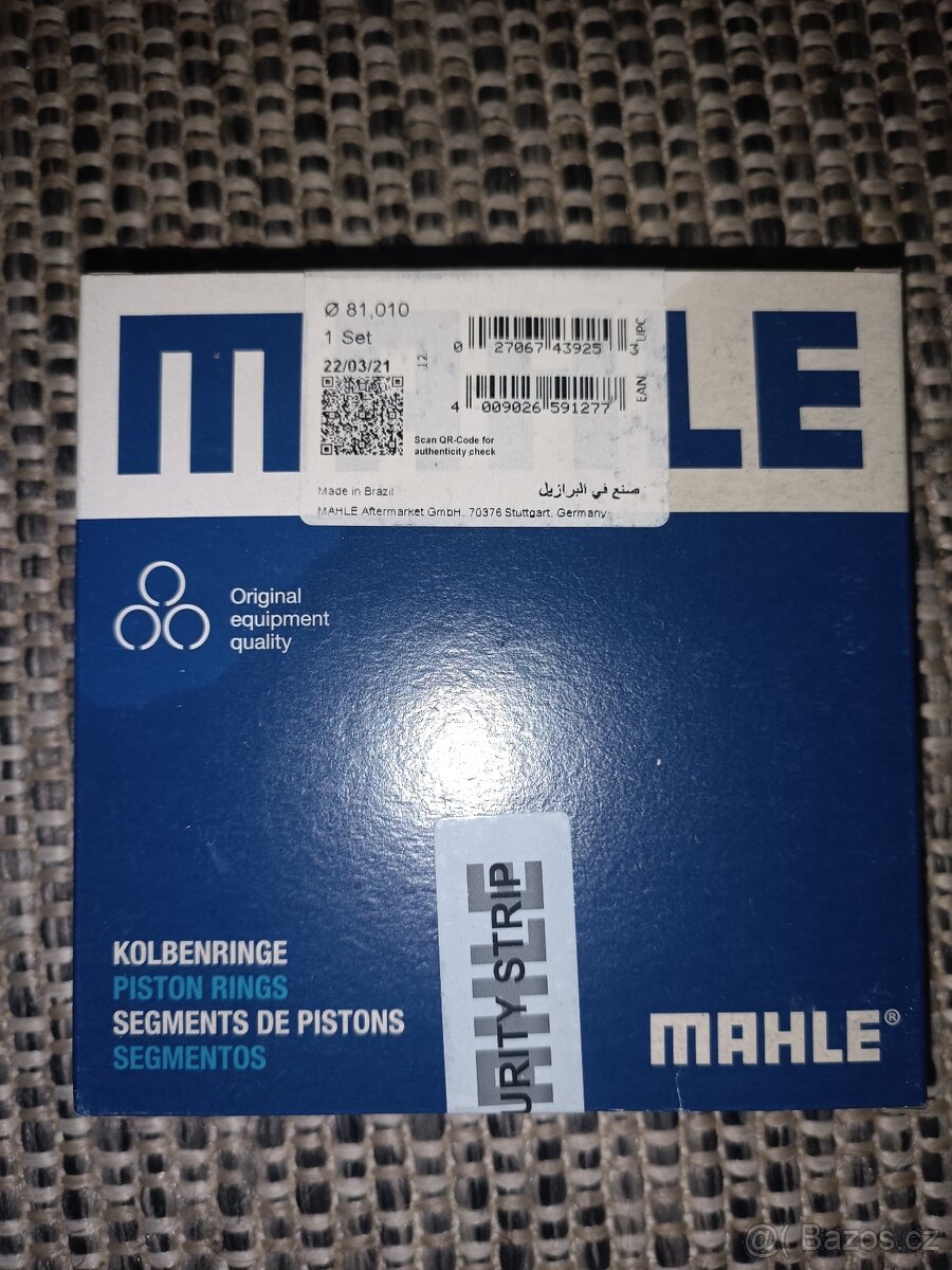 Sada pístních kroužků Mahle