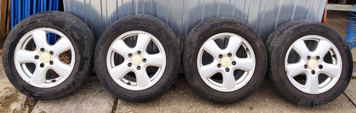 Letní sada ALU KOLA 6.5Jx15H2 ET50, DUNLOP 195/65 R15;