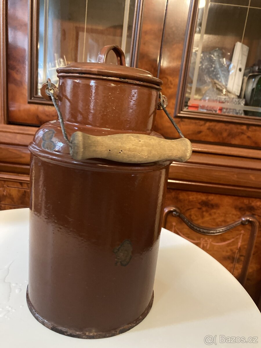 SMALTOVANÁ BANDASKA 3 l, CEDNÍK 31 cm