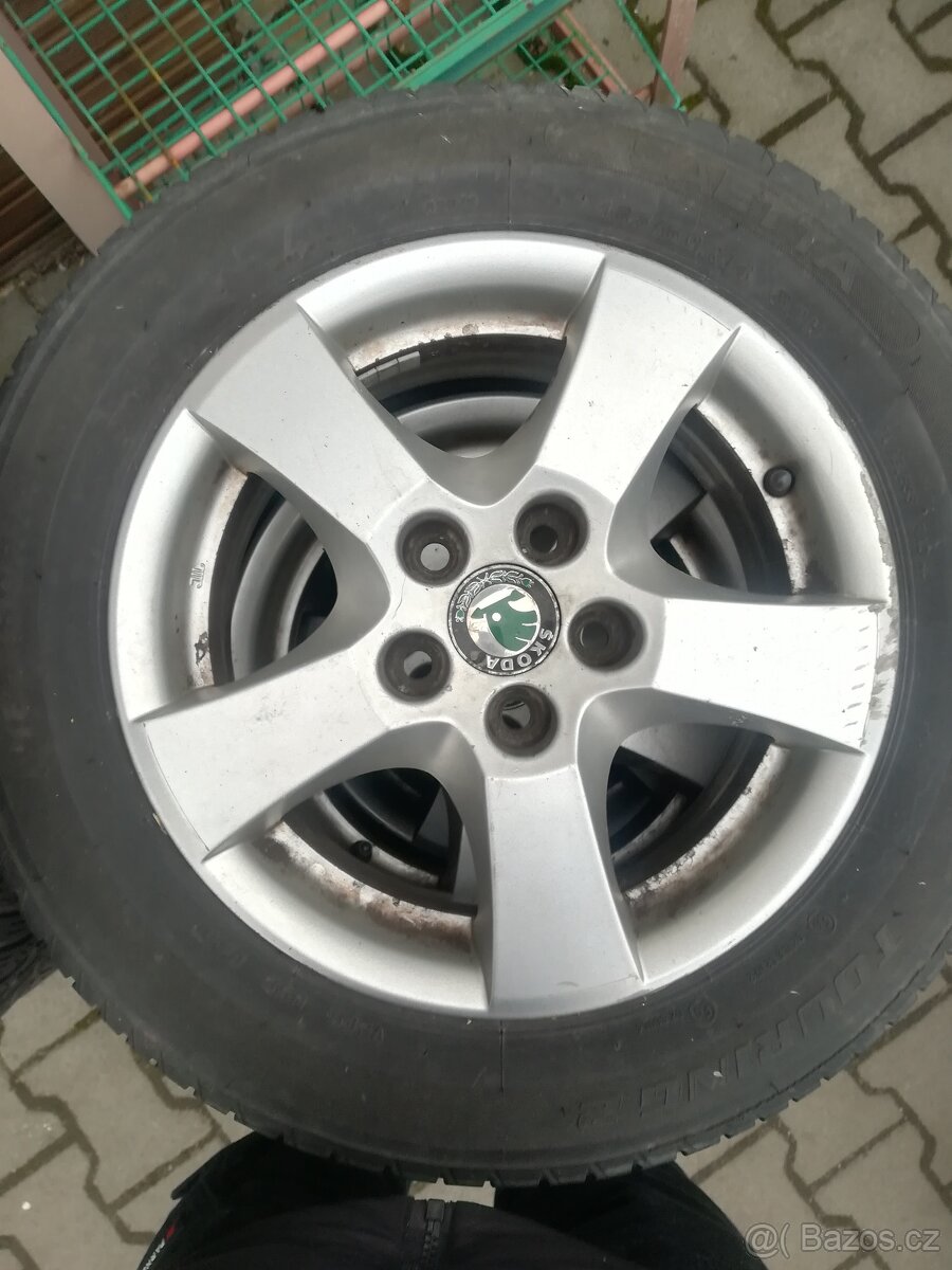 PRODÁM ALU KOMPLETY ŠKODA FABIA 1 5x100