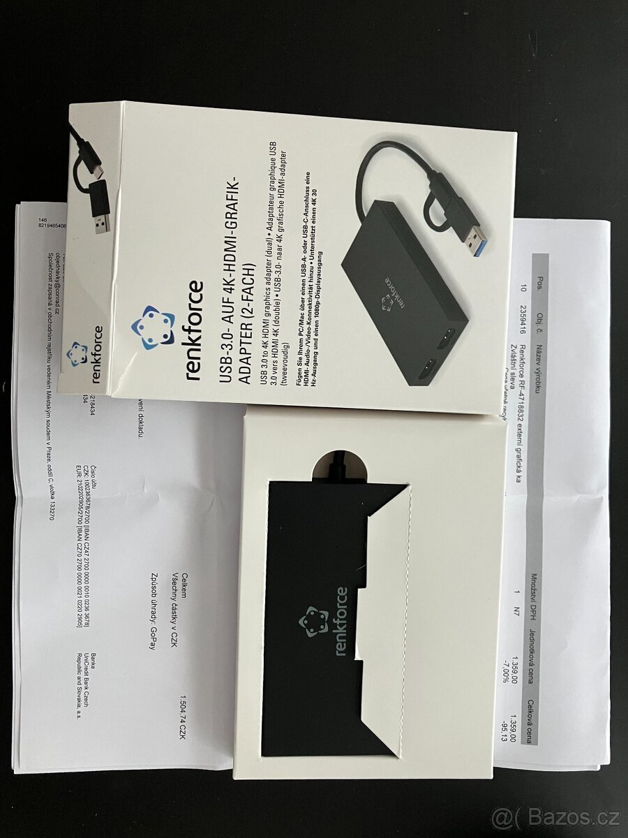 externi karta, grafika, hdmi rozbočovač, 4K