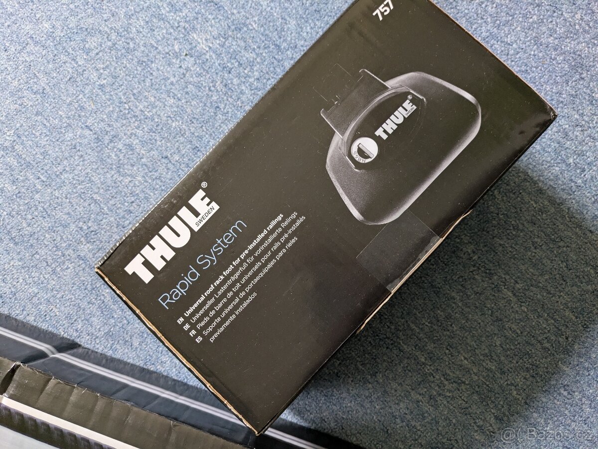 Příčný střešní nosič Thule 961 WingBar + Patky 757 pro vozid