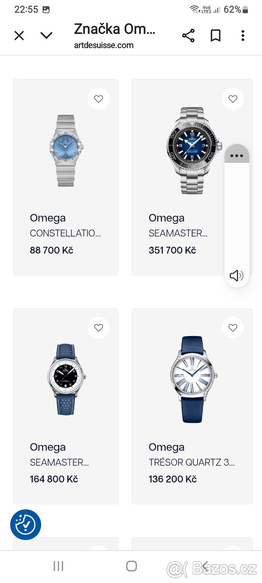 Hodinky Rolex. Omega. Breitling za 2000.kc