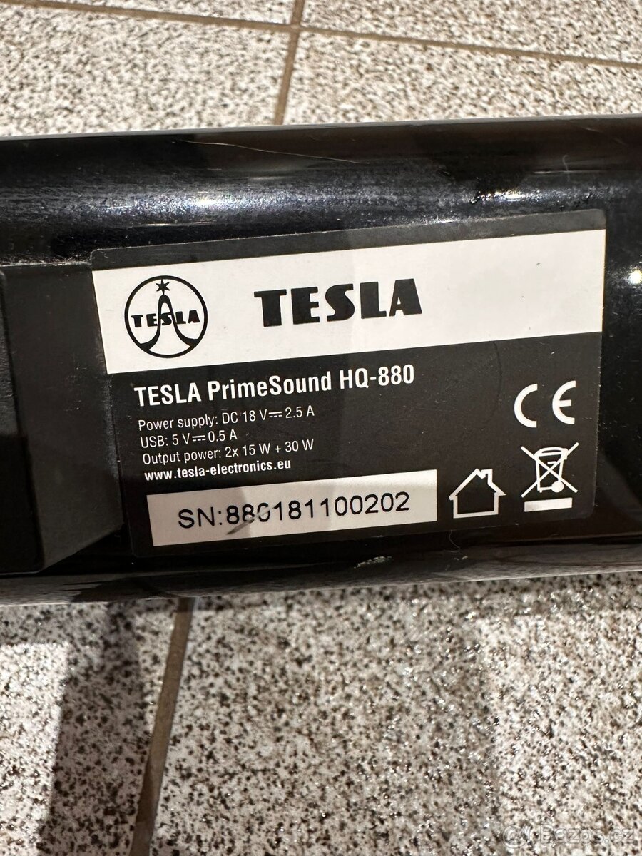 Tesla Prime Sound SUBWOOFER